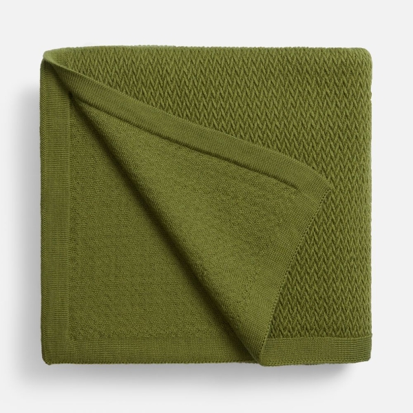 Плед Ornato, зеленый (лавровый)