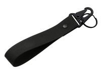 Ремувка "Force" с усиленным карабином, 2,5 см, черный