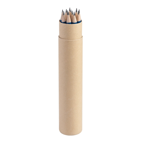 Набор FORTE с 12 карандашами синими WOOD COLOR