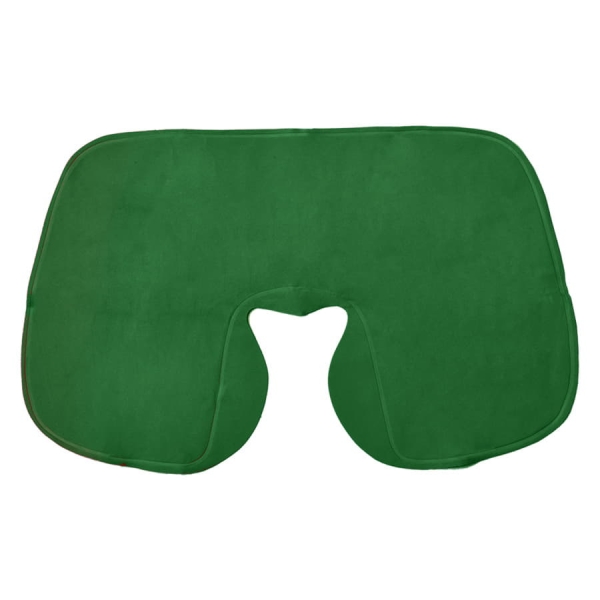 Подушка ROAD  надувная дорожная в футляре; желтый; 43,5х27,5 см; твил