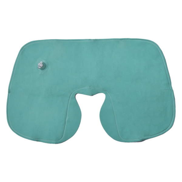 Подушка ROAD  надувная дорожная в футляре; желтый; 43,5х27,5 см; твил