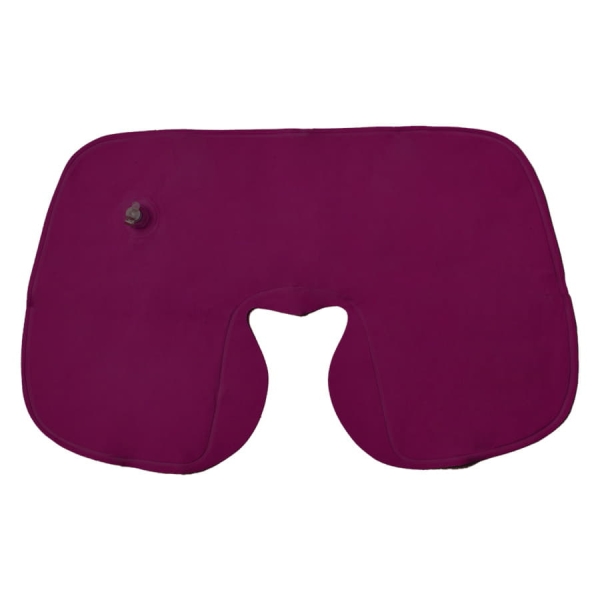 Подушка ROAD  надувная дорожная в футляре; желтый; 43,5х27,5 см; твил