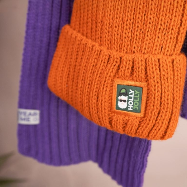 Шарф вязаный НАСВЯЗИ© полушерсть