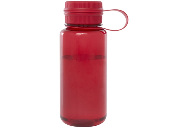 Спортивная бутылка Ryder из переработанного ПЭТ-пластика объемом 900 мл с многофункциональной крышкой, сертифицированная RCS - Красный