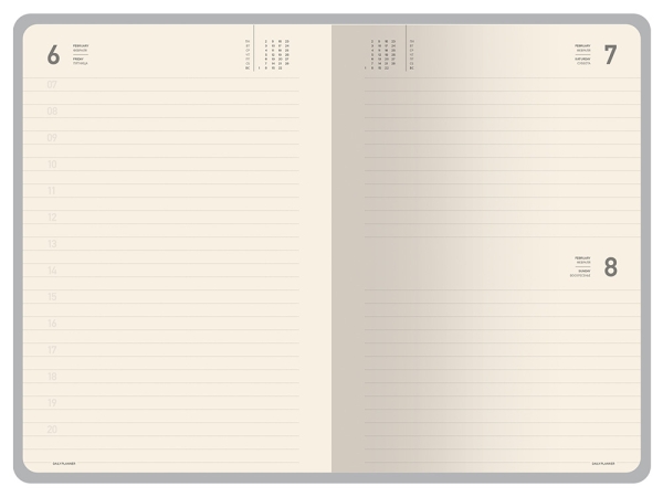 Ежедневник А5 датированный "Megapolis Color" 2026, красный