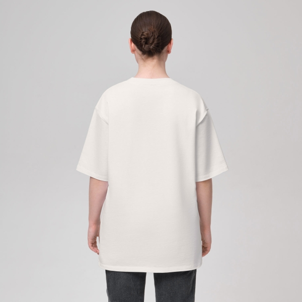 Футболка унисекс RUST, 240 гр., белая (теплый тон), размер S