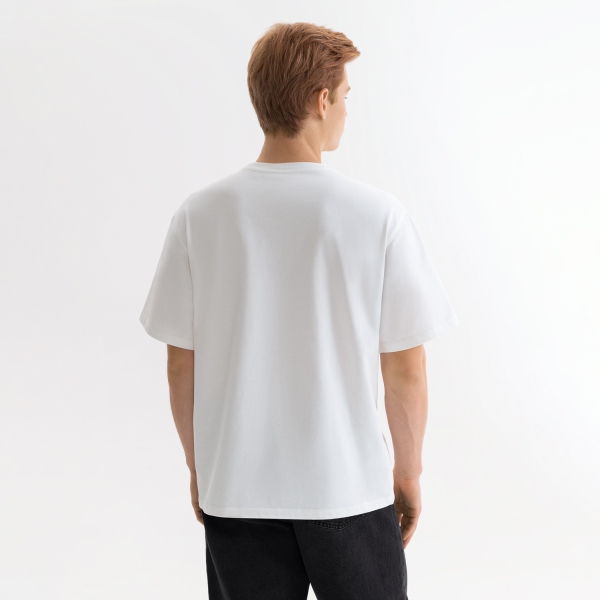 Футболка унисекс RUST, 240 гр., белая (теплый тон), размер S