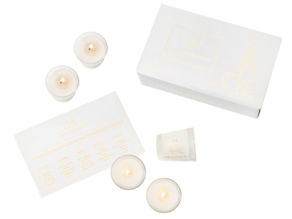 Набор ароматических свечей, 5*50 мл