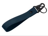 Ремувка "Force" с усиленным карабином, 2,5 см, темно-синий/черный