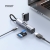 USB-хаб 7 в 1 USB-C - USB-A3.0 + 2хUSB-C + USB-C PD100Вт + HDMI + SD + microSD, серый, Deppa
