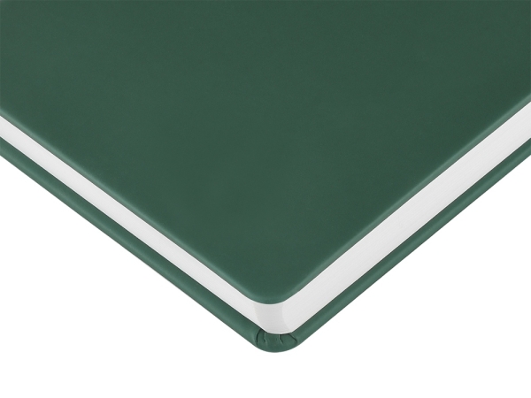 Ежедневник с каменной бумагой недатированный А5 "Carrara", зеленый