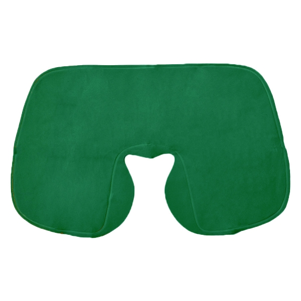 Подушка  надувная дорожная WAY  в футляре; желтый; 43,5х27,5 см; твил