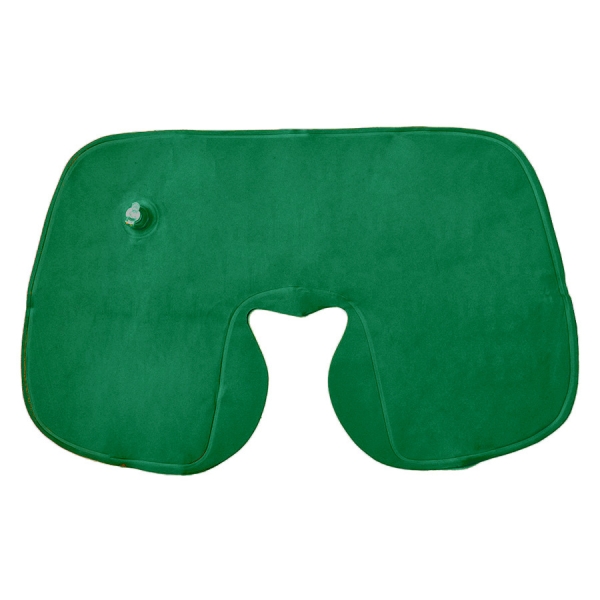 Подушка  надувная дорожная WAY  в футляре; желтый; 43,5х27,5 см; твил