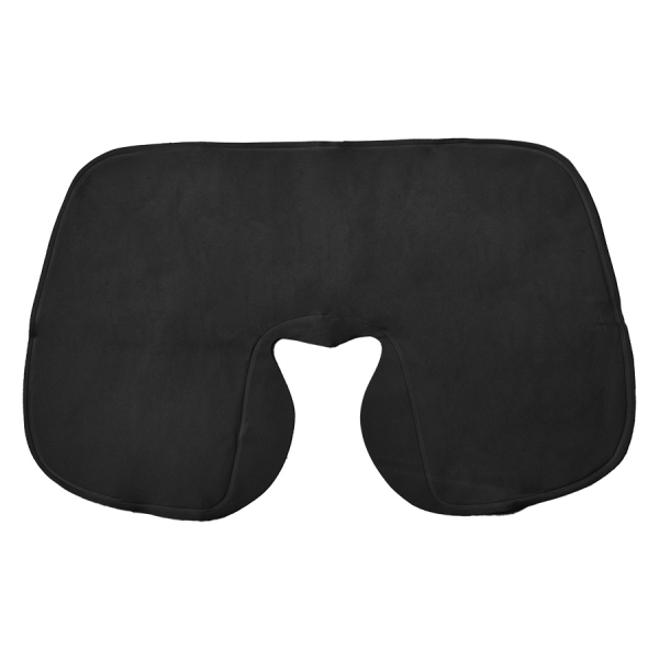 Подушка  надувная дорожная WAY  в футляре; желтый; 43,5х27,5 см; твил