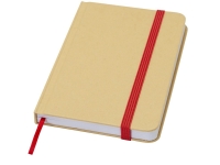 Reed блокнот формата А6 из переработанного материала в твердой обложке с простыми страницами - Красный Reed блокнот формата А6 из переработанного материала в твердой обложке с простыми страницами - Красный