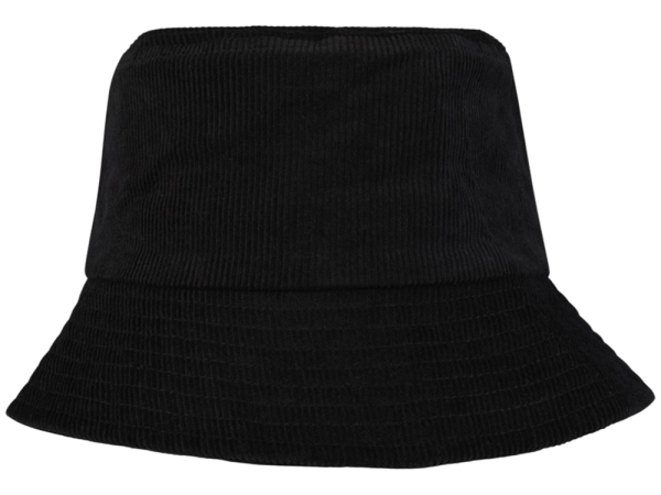 Панама "Howson" из переработанного вельвета - Сплошной черный