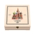 Шкатулка "Народы России": 7 купажей чая, матрешка ручной работы с мини-вареньем внутри