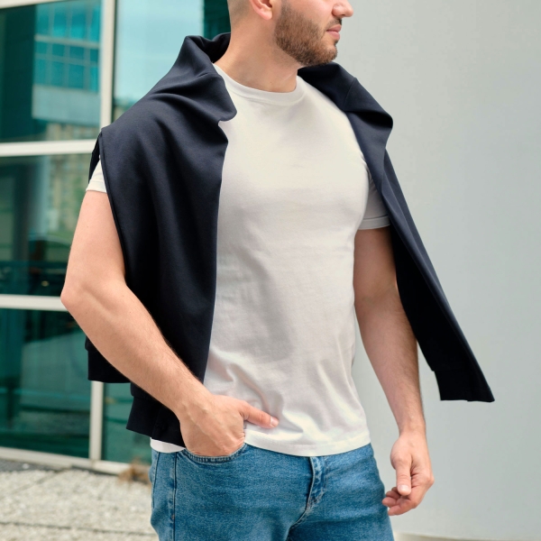 Футболка унисекс RUST, 240 гр., белая (теплый тон), размер L