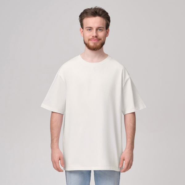 Футболка унисекс RUST, 240 гр., белая (теплый тон), размер L