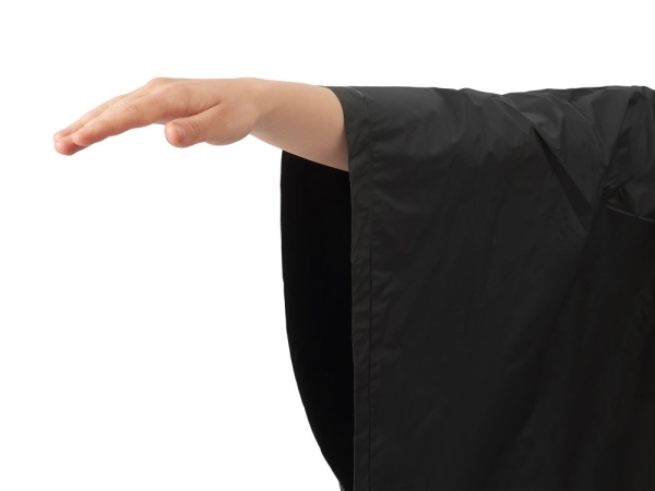 Пончо «Hawaii» c чехлом унисекс, черный