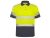 Поло "Polaris" мужское, свинцовый/неоновый желтый