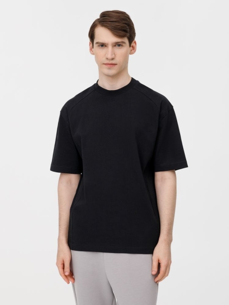 Футболка оверсайз унисекс Sideline, черная