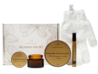 Парфюмированный спа-набор с лого Lights of Moscow, янтарный Парфюмированный спа-набор с лого Lights of Moscow, янтарный