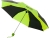 Зонт Spark 21 трехсекционный механический, черный/зеленый
