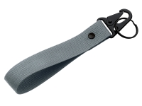 Ремувка "Force" с усиленным карабином, 2,5 см, серый/черный Ремувка "Force" с усиленным карабином, 2,5 см, серый/черный