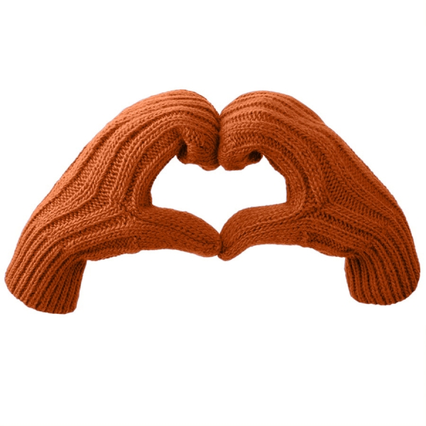 Варежки вязаные НАСВЯЗИ© полушерсть