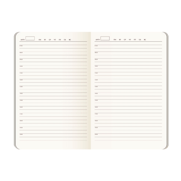 Ежедневник Voyage BtoBook недатированный, черный (без упаковки, без стикера)