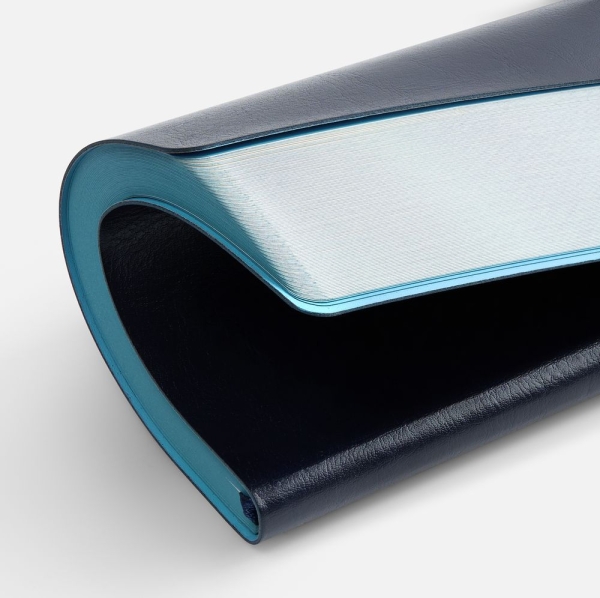 Ежедневник Doppio, недатированный, синий с голубым