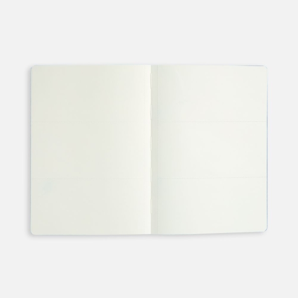 Ежедневник Doppio, недатированный, синий с голубым