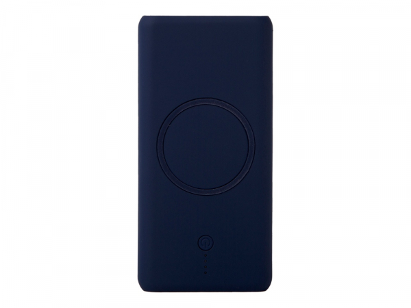 Внешний беспроводной аккумулятор c QC/PD "Reload", 10000 mAh, темно-синий