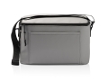 Сумка-холодильник из искусственной кожи с регулируемыми ручками Дэнвер (DENVER), серый