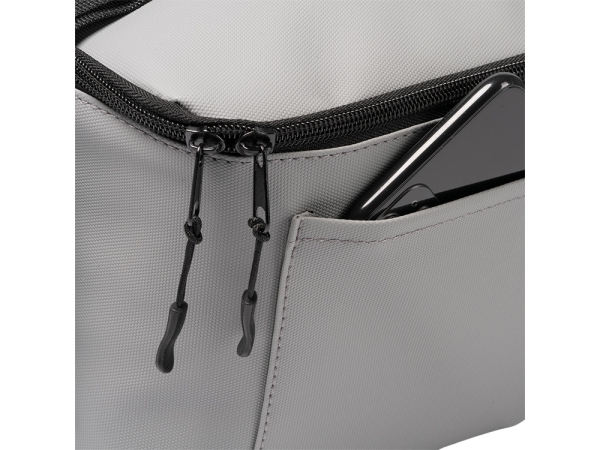 Сумка-холодильник из искусственной кожи с регулируемыми ручками Дэнвер (DENVER), серый