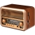 Bluetooth-колонка с радио Beatnik, коричневая