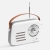 Bluetooth-колонка с радио Retronica, белая