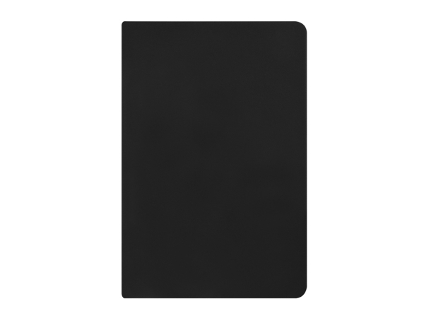 Ежедневник с каменной бумагой недатированный А5 "Carrara", черный