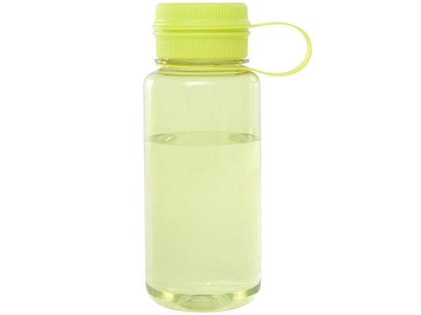 Спортивная бутылка Ryder из переработанного ПЭТ-пластика объемом 900 мл с многофункциональной крышкой, сертифицированная RCS - Лайм