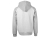 Толстовка с капюшоном «Dublin» мужская, серый меланж/белый меланж