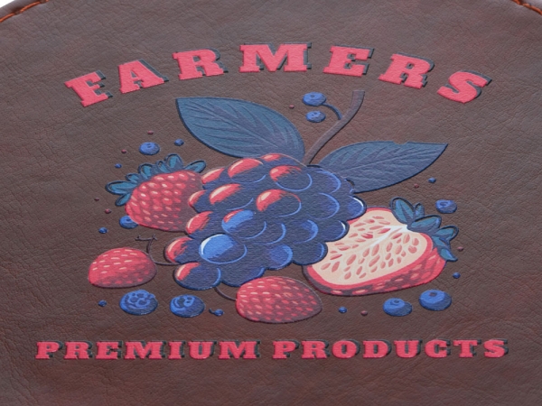 Набор аксессуаров для вина «Fabrizio», коричневый с рельефной УФ-печатью