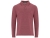 Рубашка поло "Dylan" мужская с длинным рукавом, меланжевый гранатовый