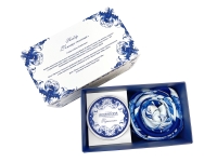 Набор: платок «Гжель» и свеча «Птица счастья» Набор: платок «Гжель» и свеча «Птица счастья»