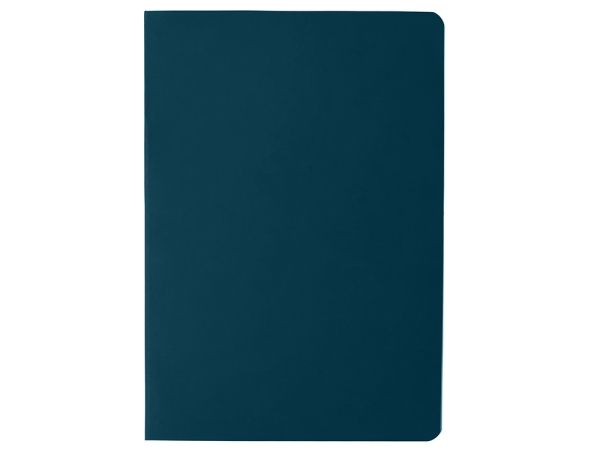 Блокнот в гибкой обложке A5 «Виспи 2.0» в клетку, темно-синий