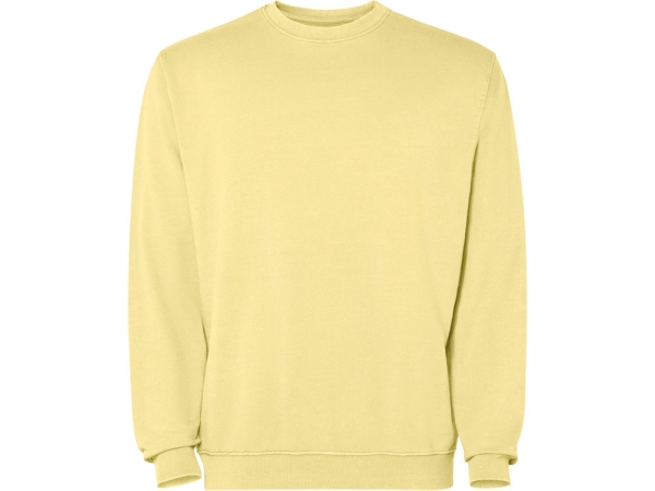 Свитшот «Jaya» унисекс, солнечно-желтый выстиранный WASHED