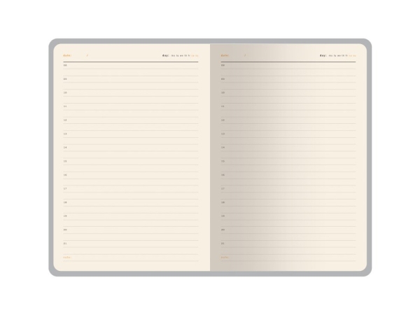 Ежедневник недатированный А5 «Boston», черный (серый обрез)