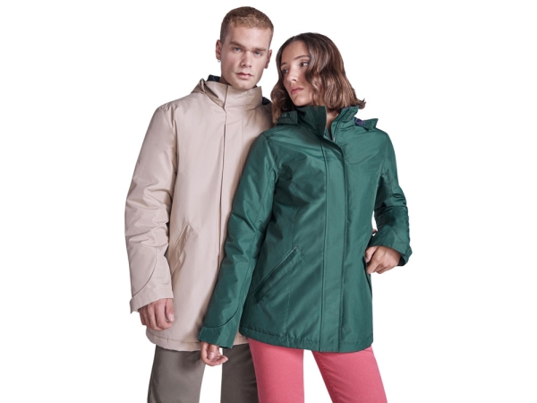 Парка утепленная «America» женская, бутылочный зеленый