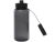 Спортивная бутылка Ryder из переработанного ПЭТ-пластика объемом 900 мл с многофункциональной крышкой, сертифицированная RCS - сплошной черный