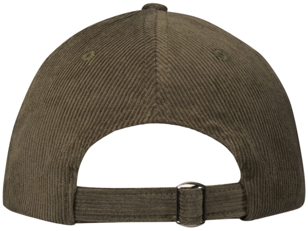 "Hutton" 6-панельная бейсболка из переработанного хлопка - Зеленый лесной